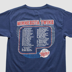 Minnesota Twins Majestic 2009 T-shirt - Navy - XS by Fanatics Real Vintage T-shirts