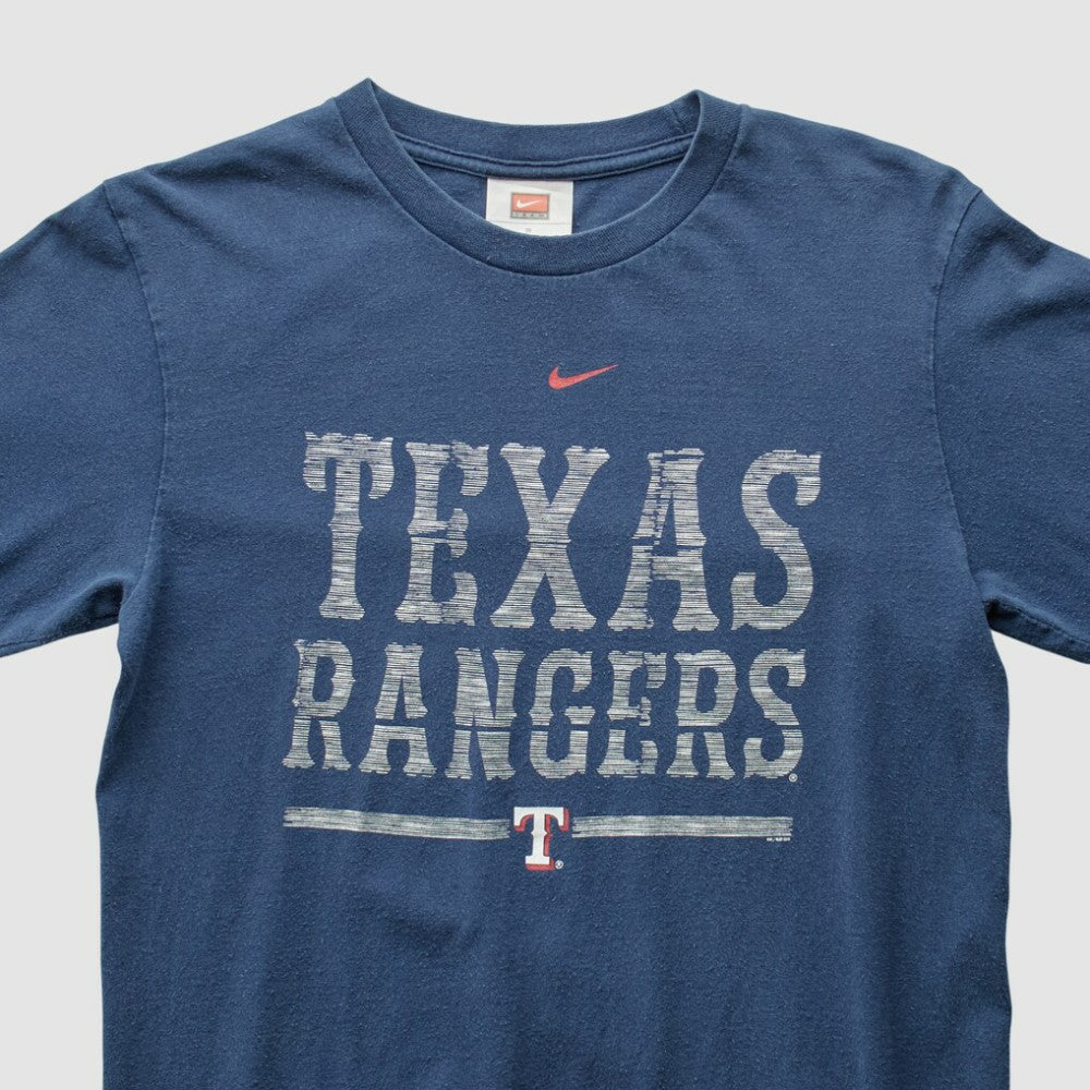 Texas Rangers Nike 2000s Long Sleeve T-shirt - Navy - XXS by Fanatics Real Vintage T-shirts