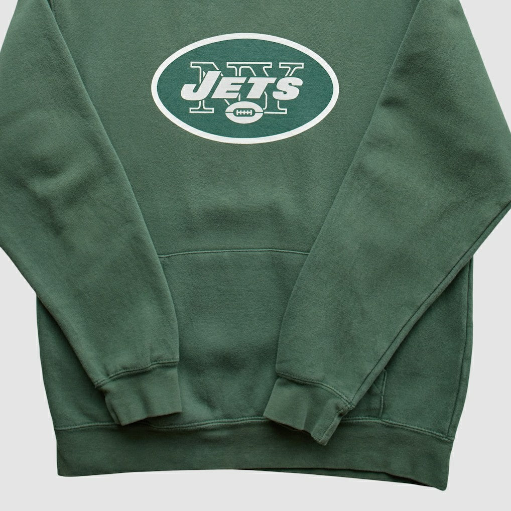 New York Jets NFL 2010s Hooded Sweatshirt Green Vintage