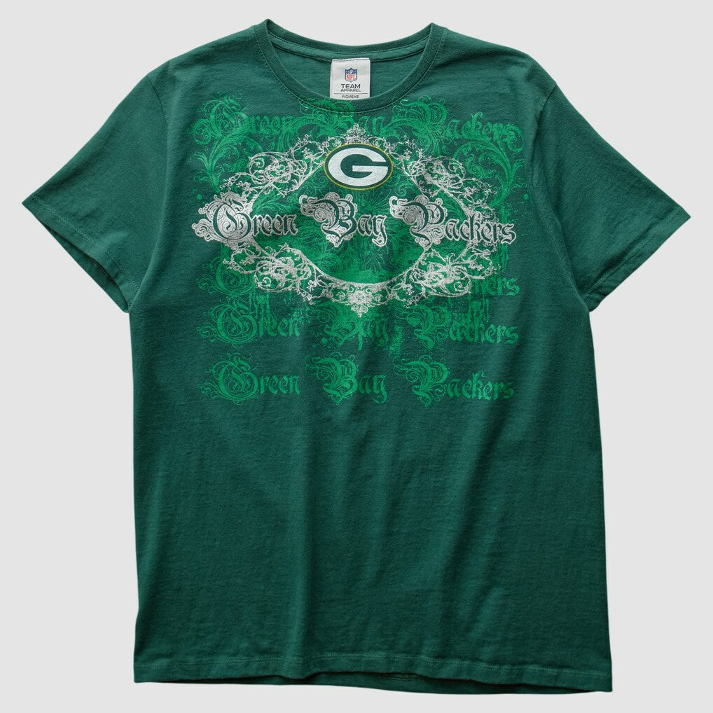Green Bay Packers NFL 2010s T-shirt Green Vintage