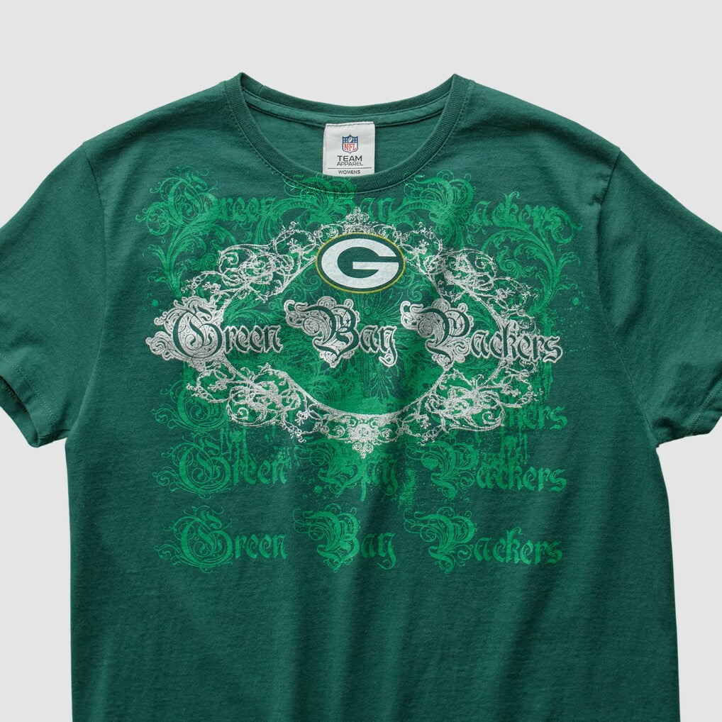 Green Bay Packers NFL 2010s T-shirt Green Vintage