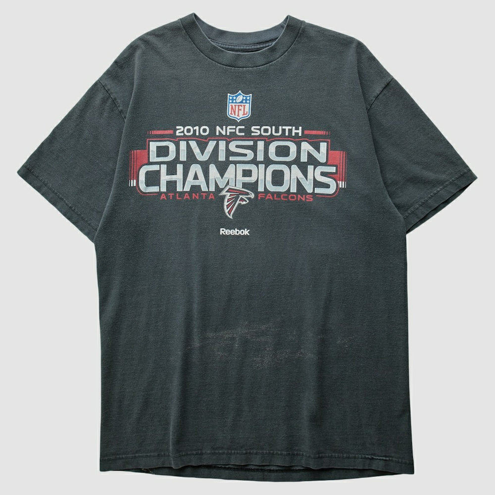 Atlanta Falcons Reebok 2010 T-shirt Charcoal Vintage