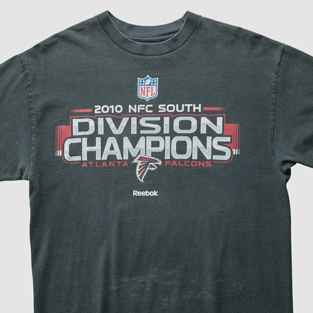 Atlanta Falcons Reebok 2010 T-shirt Charcoal Vintage