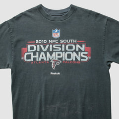 Atlanta Falcons Reebok 2010 T-shirt Charcoal Vintage
