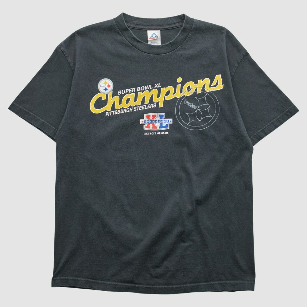 Pittsburgh Steelers All Style Apparel & Activewear 2006 T-shirt Black Vintage