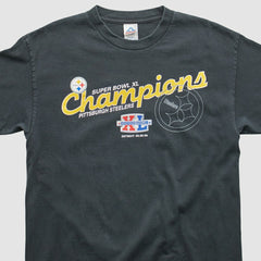 Pittsburgh Steelers All Style Apparel & Activewear 2006 T-shirt Black Vintage