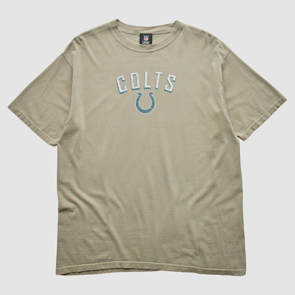 Indianapolis Colts Team Edition Apparel 2010s T-shirt Tan Vintage