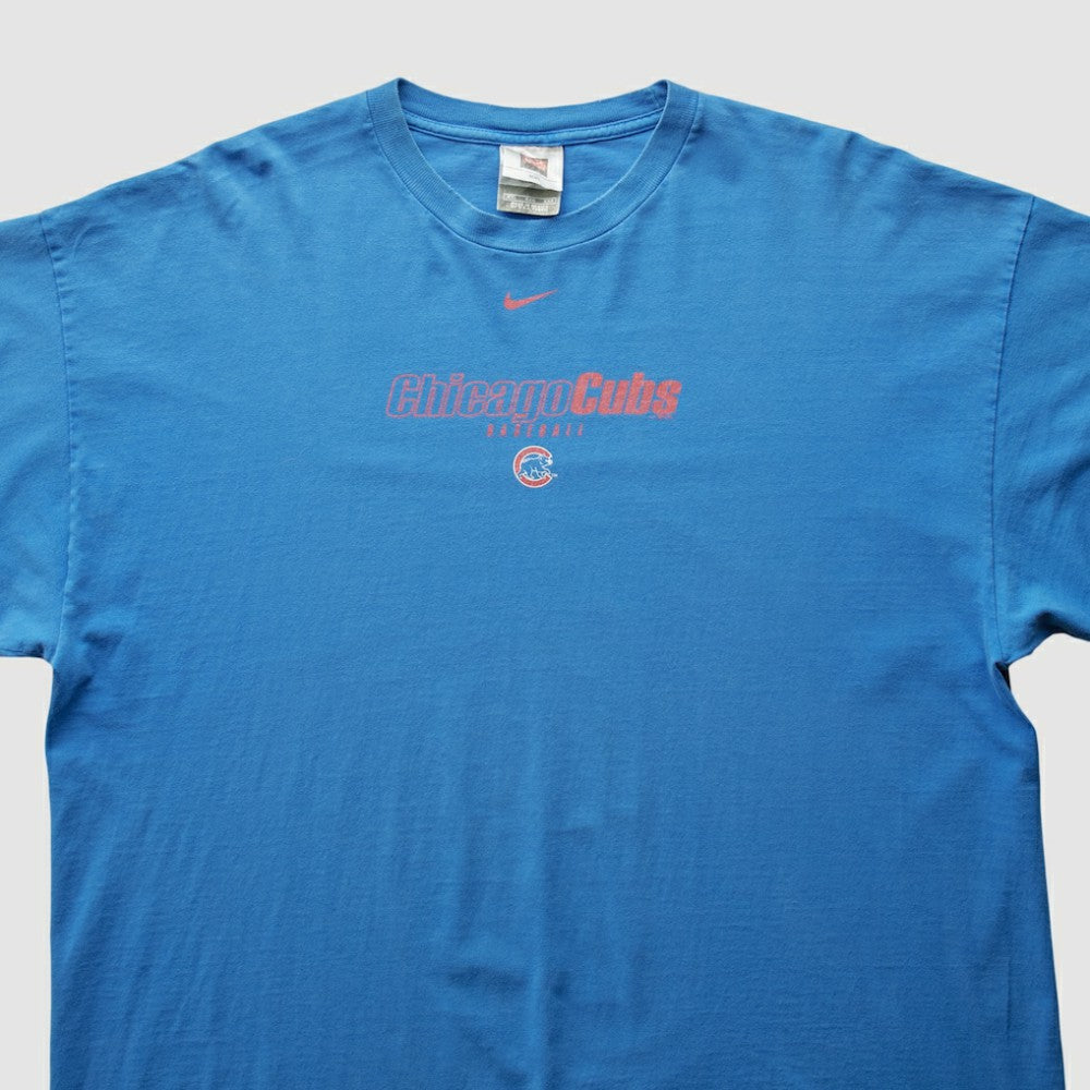 Chicago Cubs Nike 2000s T-shirt - Blue - 2XL by Fanatics Real Vintage T-shirts
