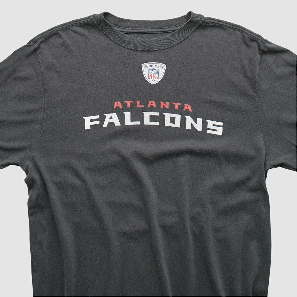 Atlanta Falcons Reebok 2000s Long Sleeve T-shirt Charcoal Vintage