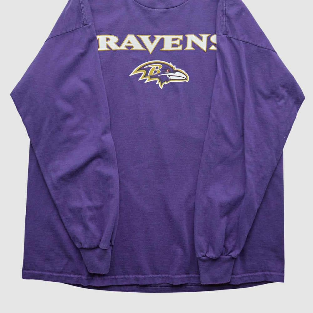 Baltimore Ravens NFL 2000s Long Sleeve T-shirt Purple Vintage