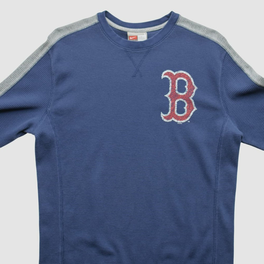 Boston Red Sox Nike 2000s Long Sleeve T-shirt - Navy - M by Fanatics Real Vintage T-shirts