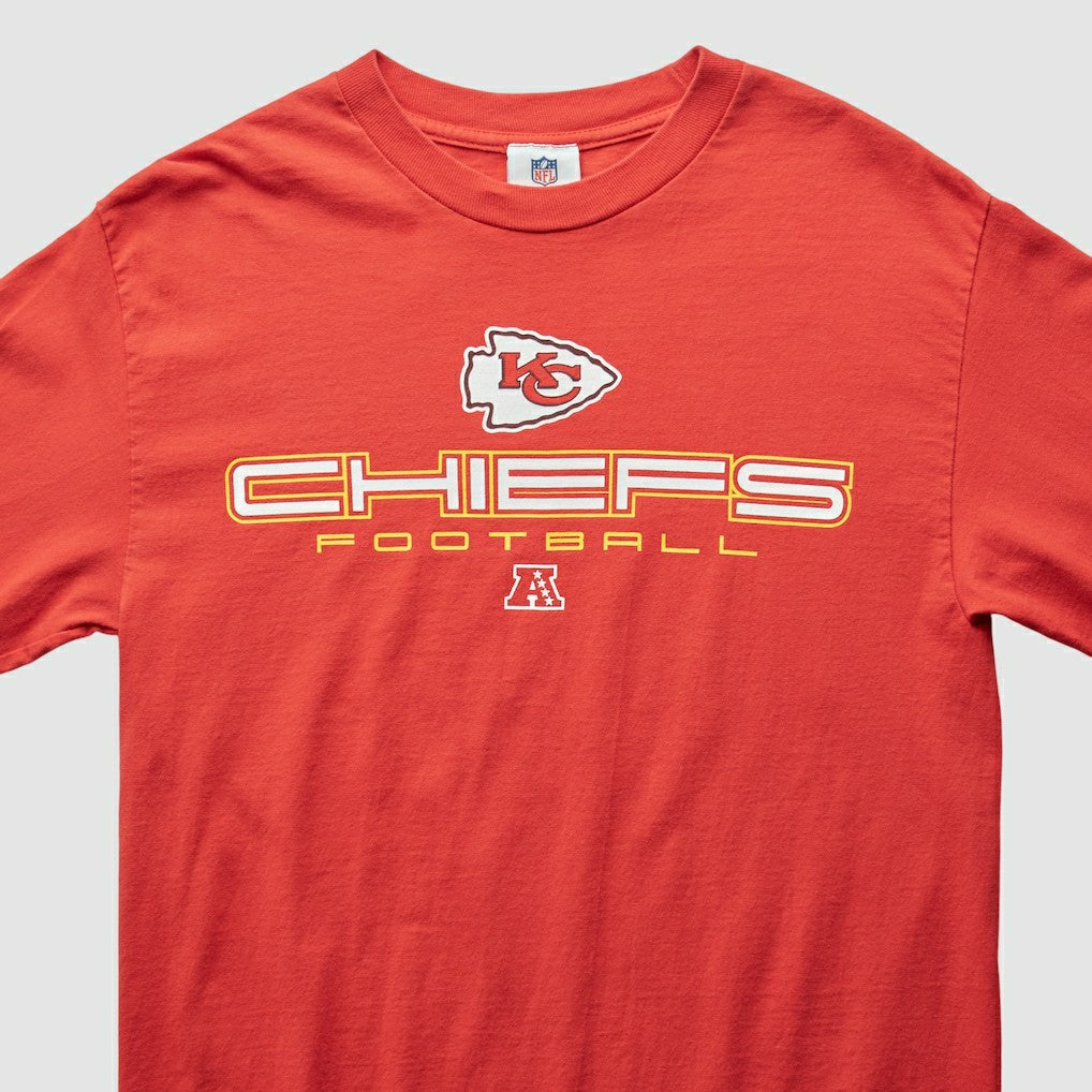 Kansas City Chiefs NFL 2000s Long Sleeve T-shirt Red Vintage