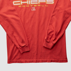 Kansas City Chiefs NFL 2000s Long Sleeve T-shirt Red Vintage