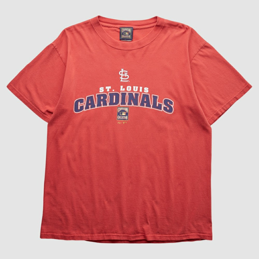 St. Louis Cardinals Majestic 2000s T-shirt - Red - M by Fanatics Real Vintage T-shirts