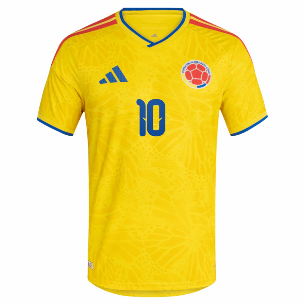James Rodriguez Colombia National Team 2026 Home Jersey Yellow shop
