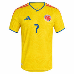 Luis Diaz Colombia National Team 2026 Home Jersey Yellow sale