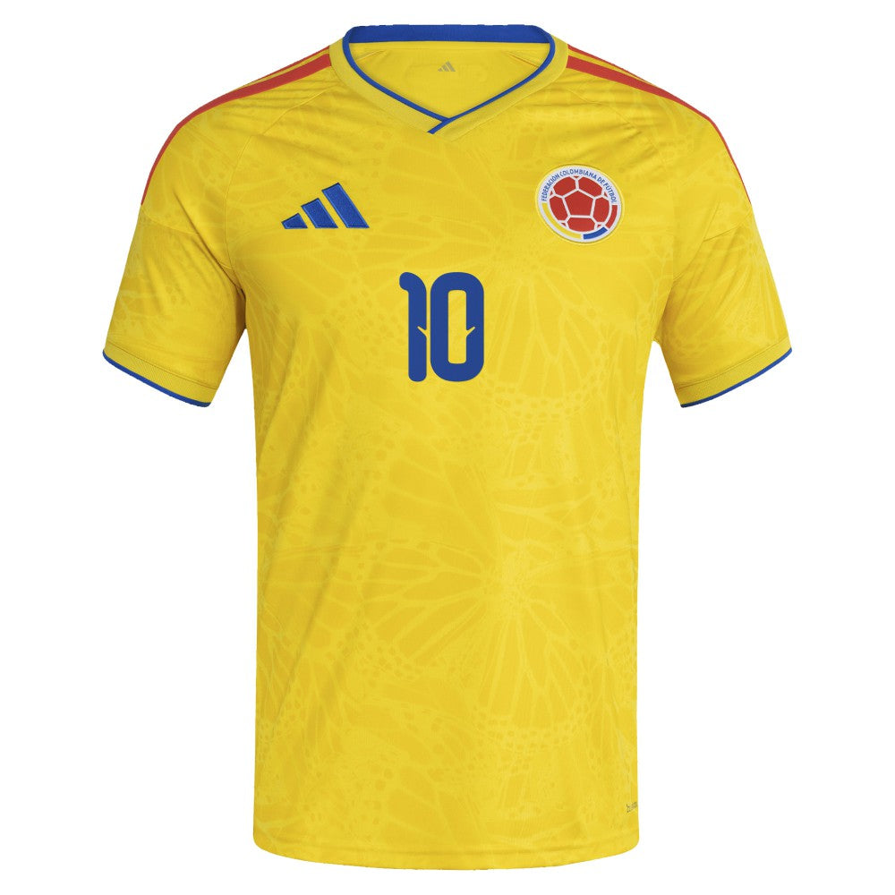 James Rodriguez Colombia National Team 2026 Home Replica Jersey Yellow