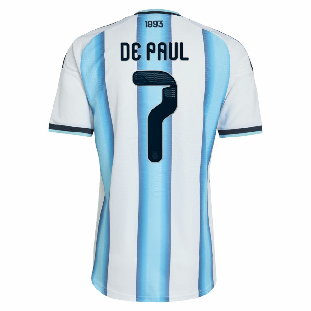 Rodrigo De Paul Argentina National Team 2026 Home Jersey White