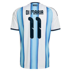 Angel Di Maria Argentina National Team 2026 Home Replica Jersey White