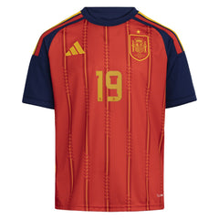 Lamine Yamal Spain National Team Youth 2026 Home Replica Jersey Red
