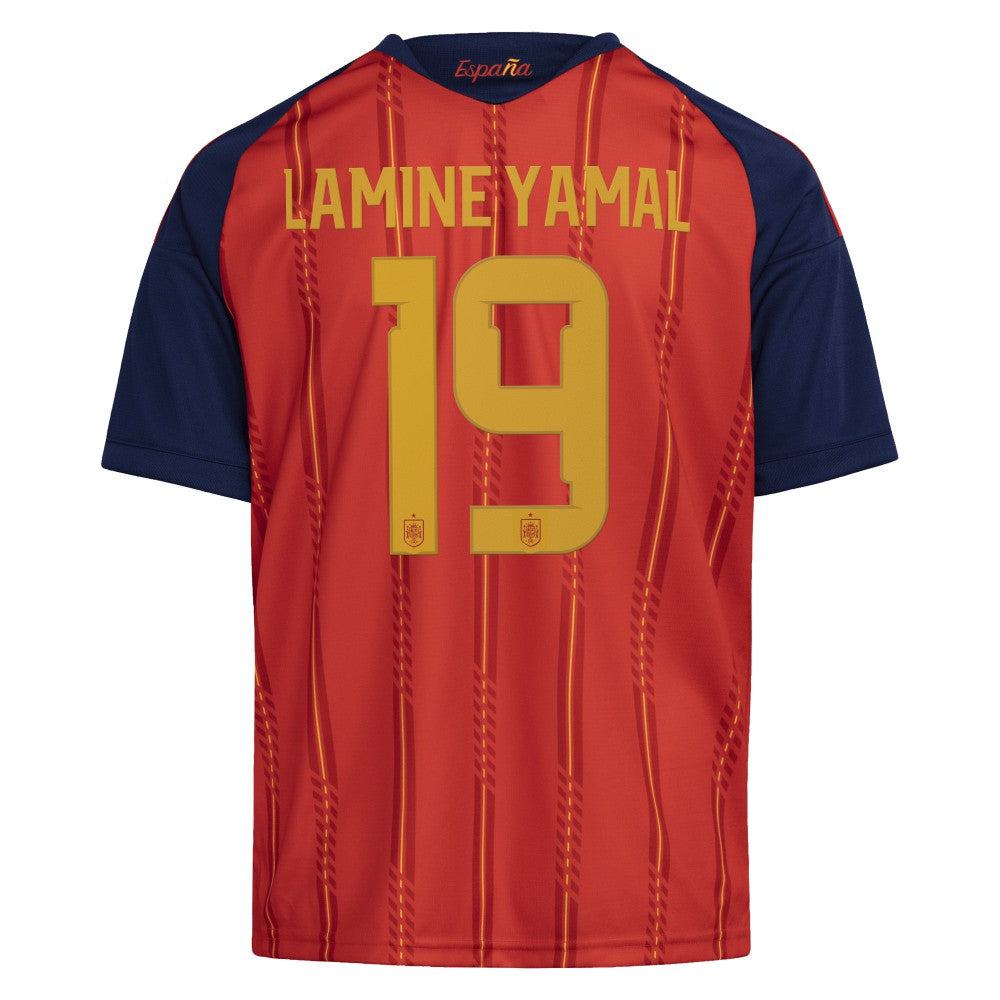 Lamine Yamal Spain National Team Youth 2026 Home Replica Jersey Red
