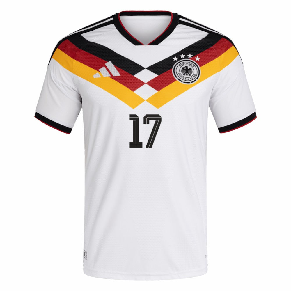 Florian Wirtz Germany National Team 2026 Home Jersey White