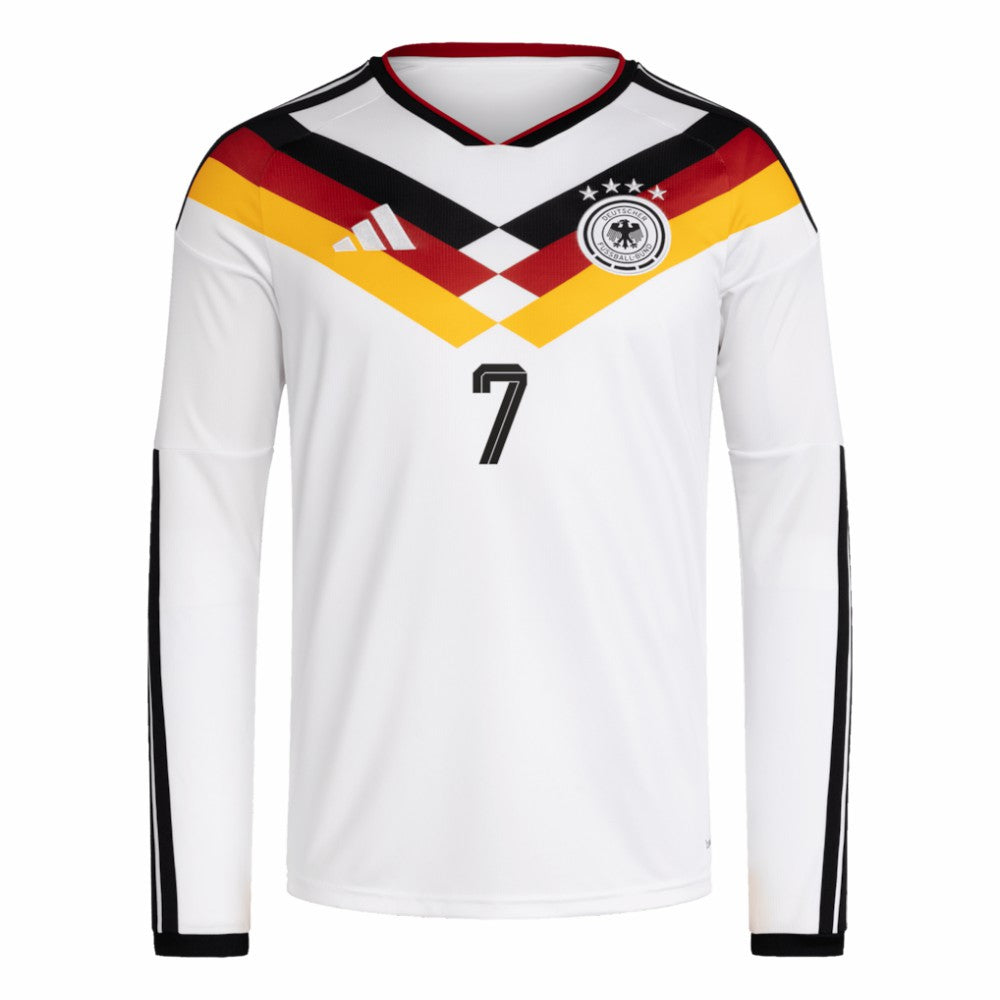 Kai Havertz Germany National Team 2026 Home Replica Long Sleeve Jersey White sale