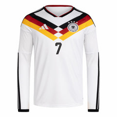 Kai Havertz Germany National Team 2026 Home Replica Long Sleeve Jersey White sale