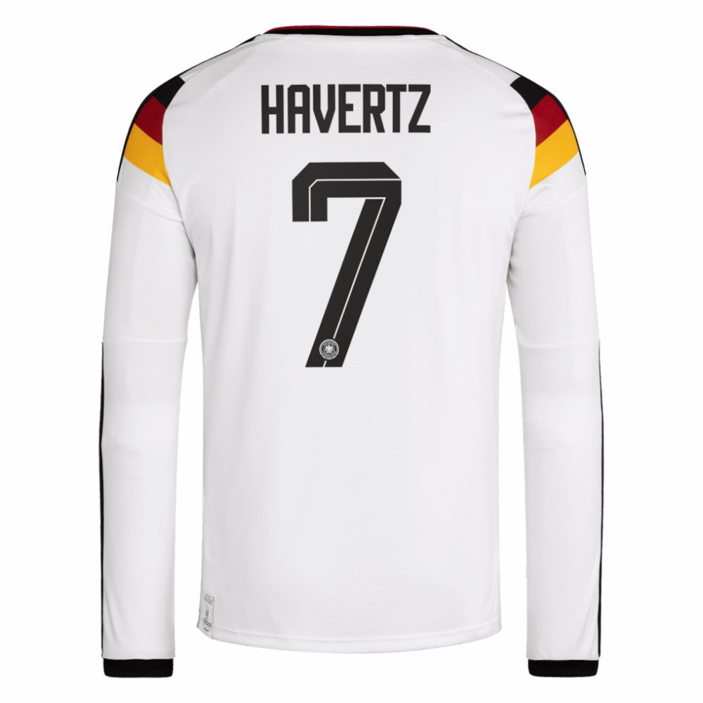 Kai Havertz Germany National Team 2026 Home Replica Long Sleeve Jersey White sale