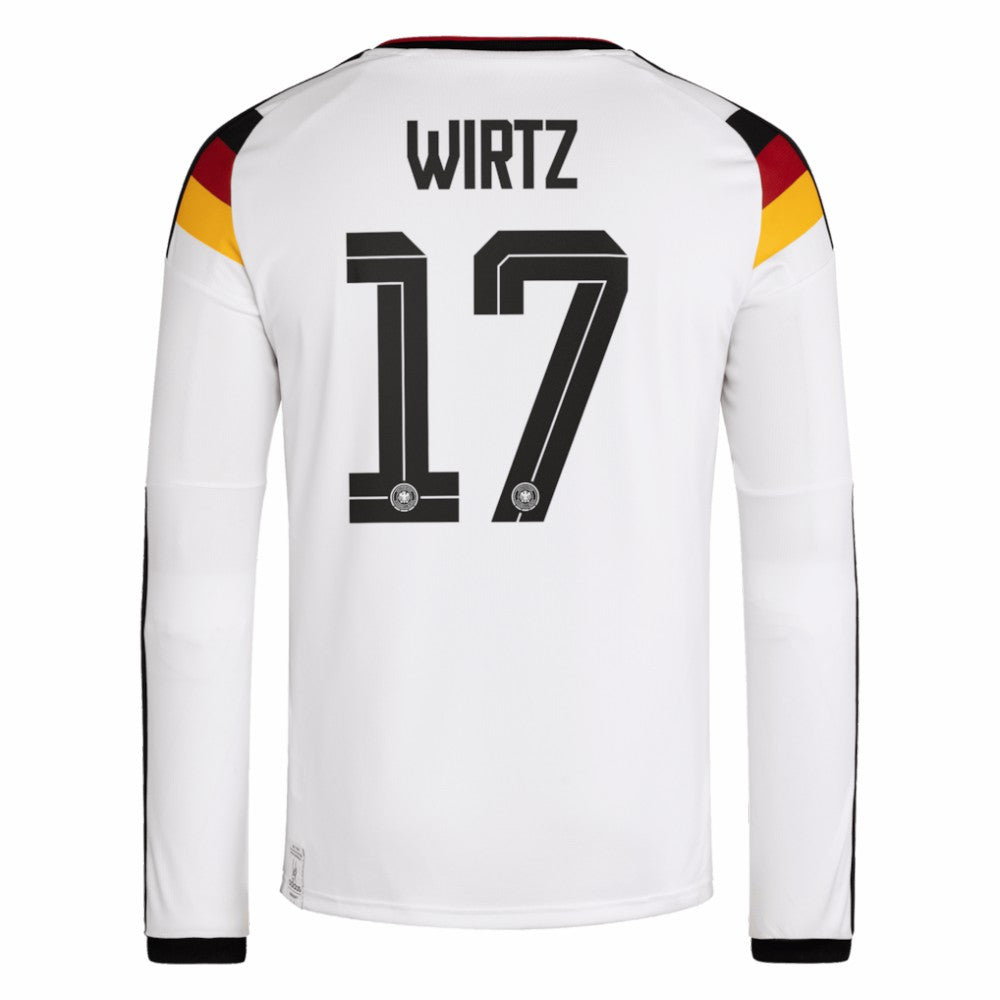 Florian Wirtz Germany National Team 2026 Home Replica Long Sleeve Jersey White