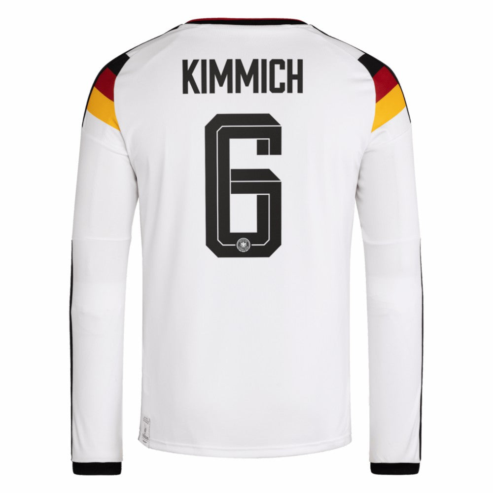 Joshua Kimmich Germany National Team 2026 Home Replica Long Sleeve Jersey White