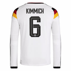 Joshua Kimmich Germany National Team 2026 Home Replica Long Sleeve Jersey White