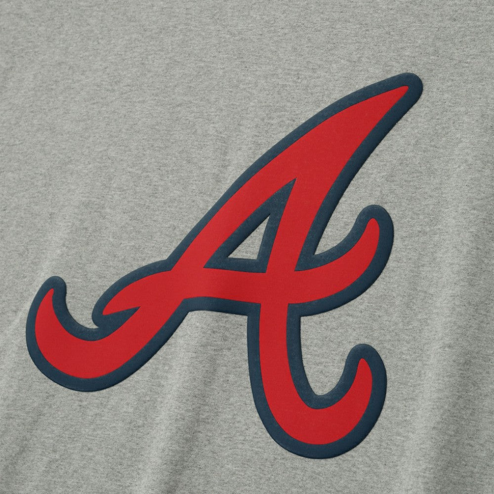 Atlanta Braves Fear of God x MLB Unisex 90's T-Shirt - Heather Gray T-shirts