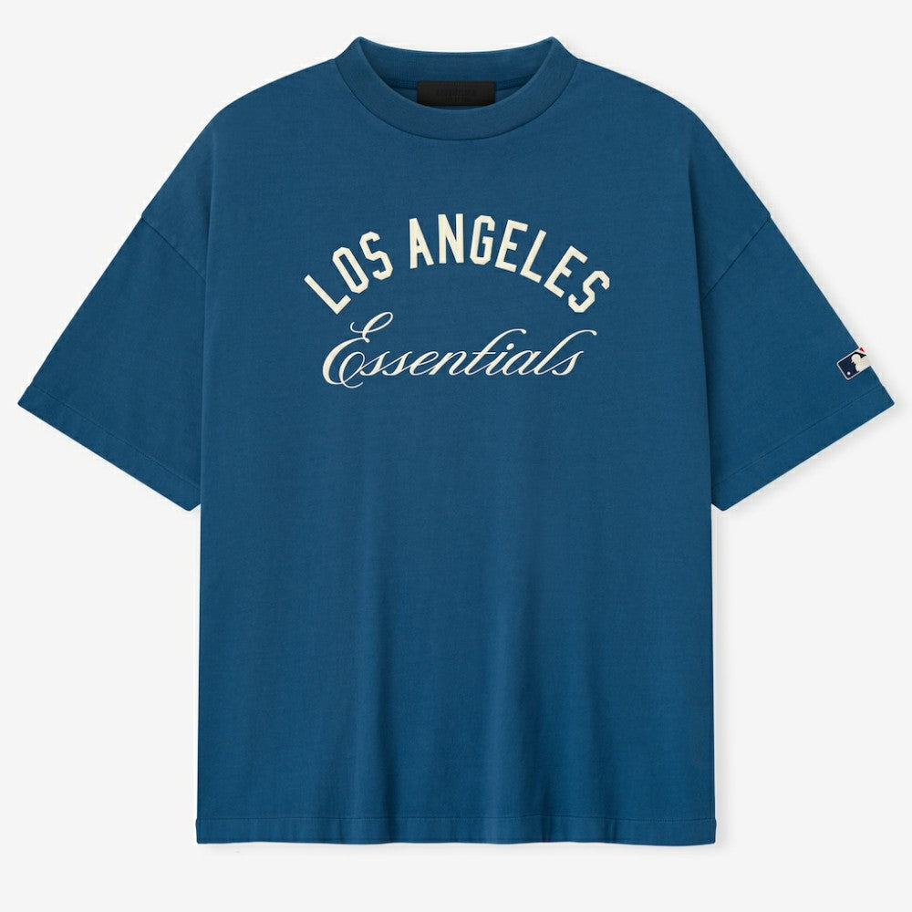 Los Angeles Dodgers Fear of God x MLB Unisex 90's T-Shirt - Blue T-shirts