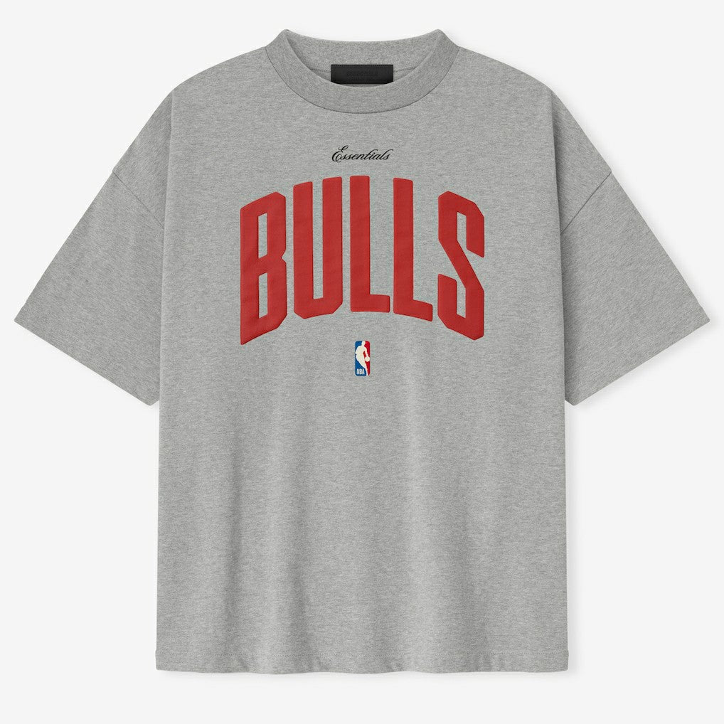 Chicago Bulls Fear of God x NBA Unisex 90's T-Shirt Heather Gray