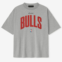 Chicago Bulls Fear of God x NBA Unisex 90's T-Shirt Heather Gray