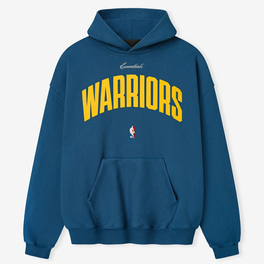 Golden State Warriors Fear of God x NBA Unisex 90's Hoodie Blue