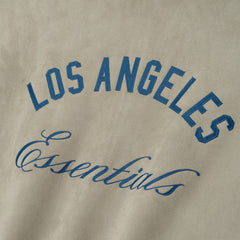 Los Angeles Dodgers Fear of God x MLB Unisex Modern Suede Half-Zip Jacket - Gray Jackets