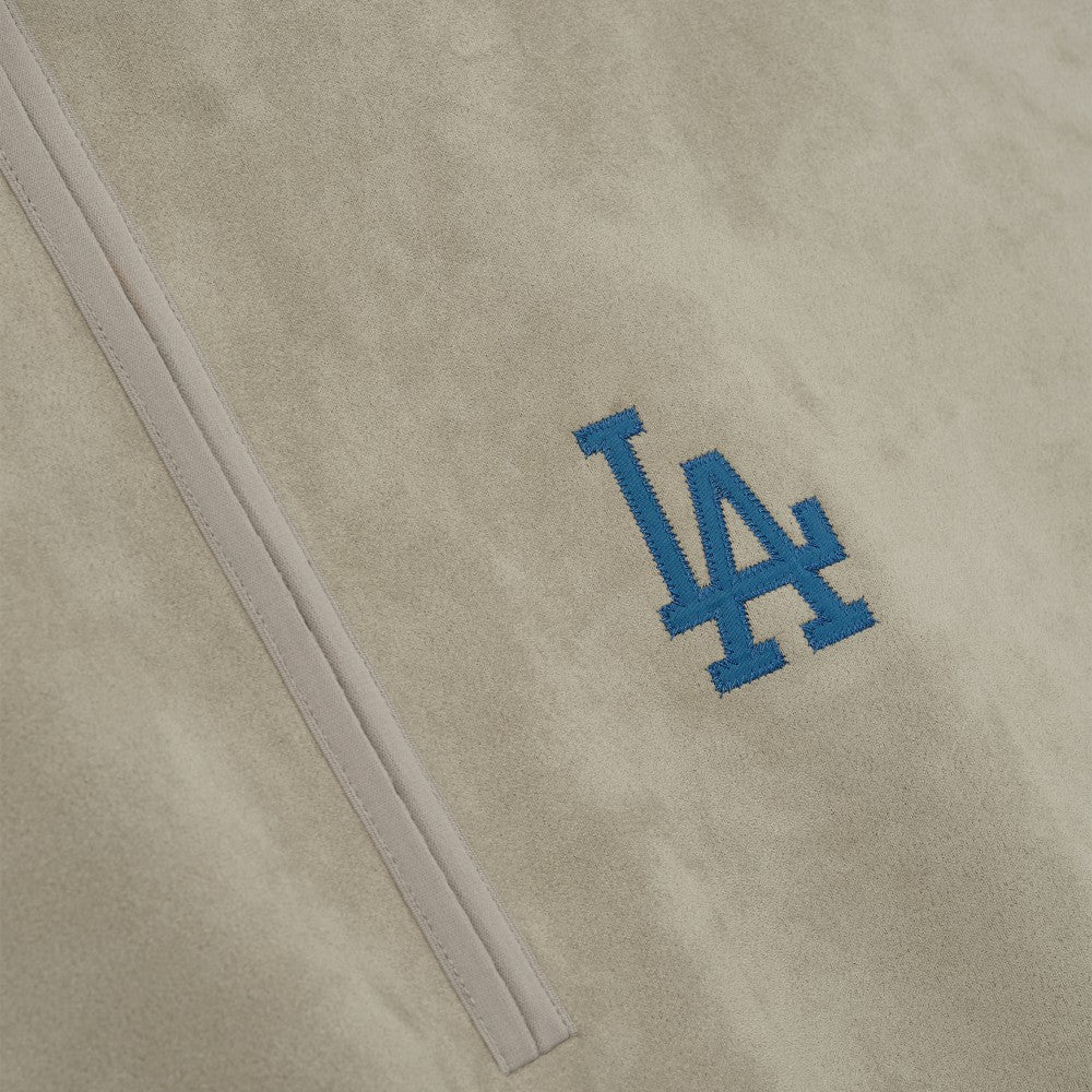 Los Angeles Dodgers Fear of God x MLB Unisex Modern Suede Half-Zip Jacket - Gray Jackets