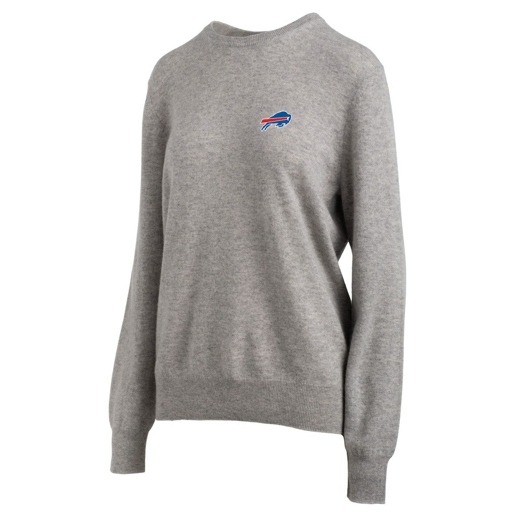 Buffalo Bills NAADAM Cashmere Sweater Gray