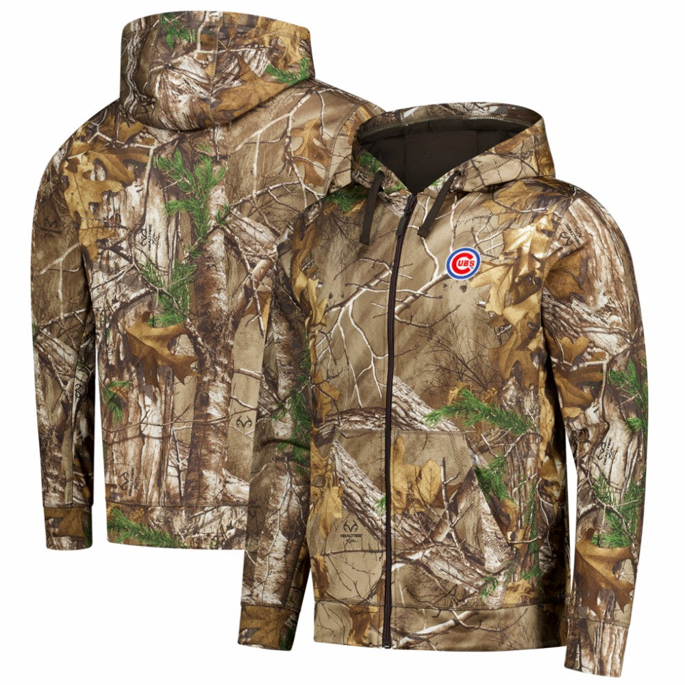 Chicago Cubs Dunbrooke Trophy Realtree Full-Zip Hoodie - Camo Hoodies