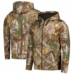 Chicago Cubs Dunbrooke Trophy Realtree Full-Zip Hoodie - Camo Hoodies