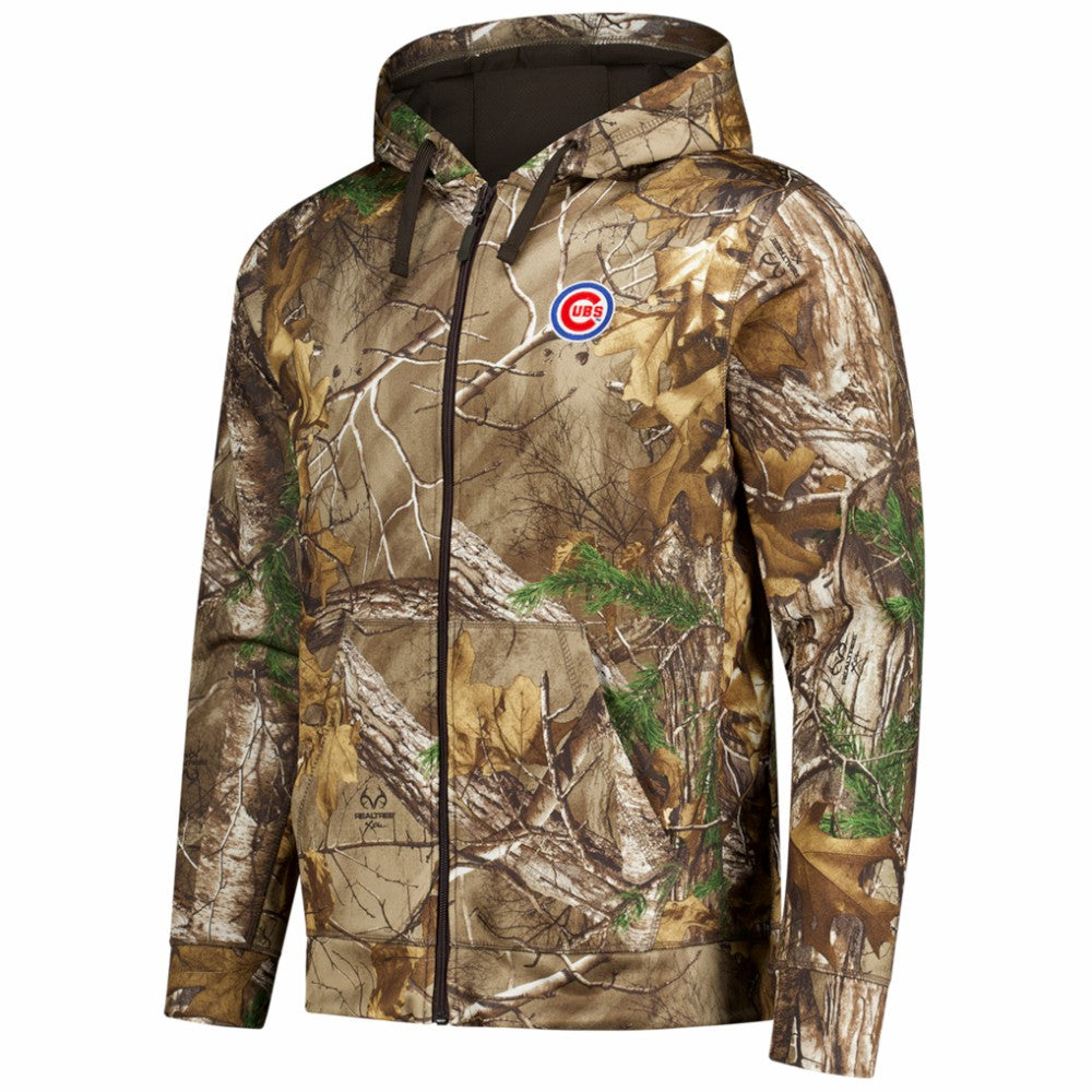 Chicago Cubs Dunbrooke Trophy Realtree Full-Zip Hoodie - Camo Hoodies