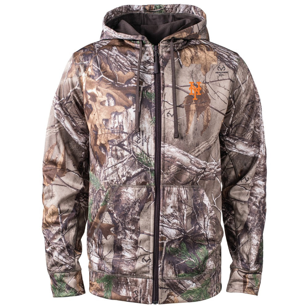 New York Mets Dunbrooke Trophy Realtree Full-Zip Hoodie - Camo Hoodies