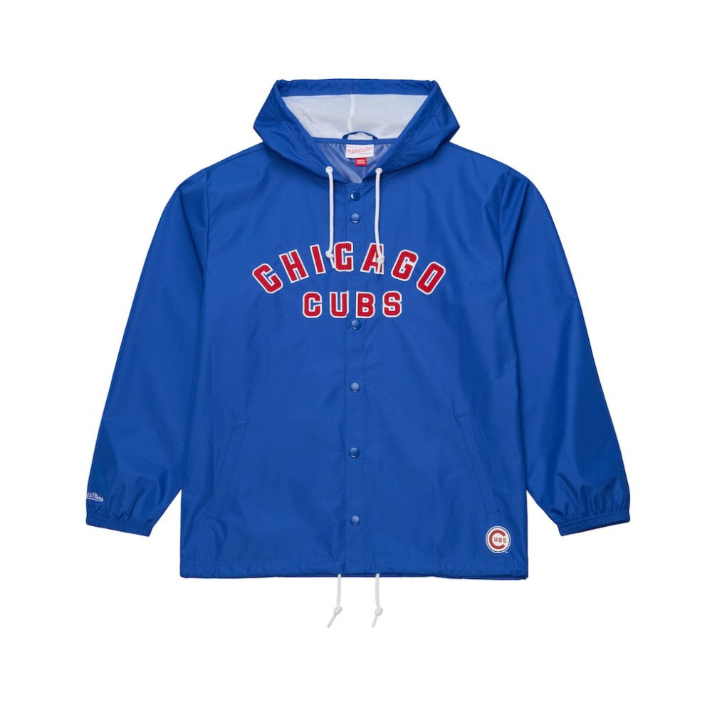 Chicago Cubs Mitchell & Ness Full-Snap Hooded Coaches Jacket - Royal Jackets