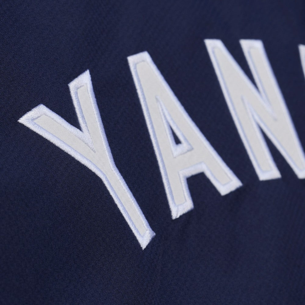 New York Yankees Mitchell & Ness Full-Snap Hooded Coaches Jacket - Navy Jackets