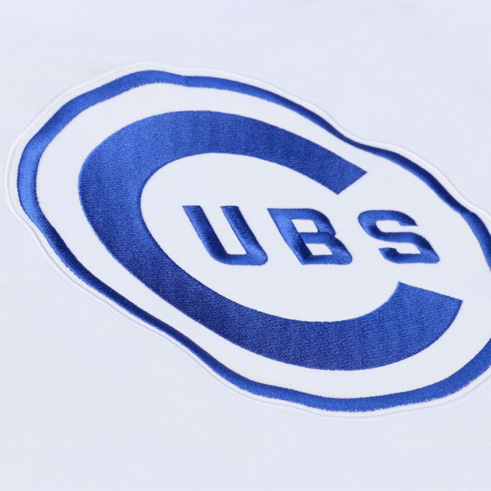 Chicago Cubs Mitchell & Ness Cooperstown Collection Fleece Hoodie - White Hoodies