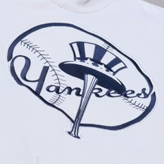 New York Yankees Mitchell & Ness Cooperstown Collection Fleece Hoodie - White Hoodies