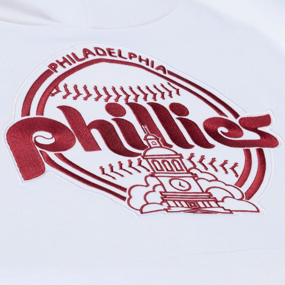Philadelphia Phillies Mitchell & Ness Cooperstown Collection Fleece Hoodie - White Hoodies