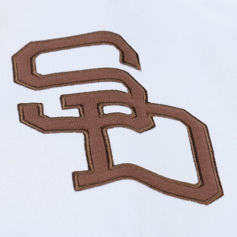 San Diego Padres Mitchell & Ness Cooperstown Collection Fleece Hoodie - White Hoodies